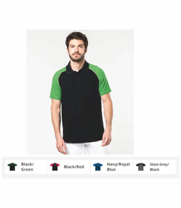 Kariban KB226 Mens Baseball Polo